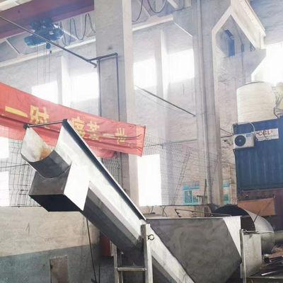 50m3/H कार्बन स्टील दस्ता रहित पेंच कन्वेयर स्वचालित स्टेनलेस स्टील सर्पिल कन्वेयर