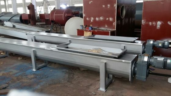 कार्बन स्टील स्क्रू बेल्ट कन्वेयर, 300 मिमी डिस्चार्ज स्क्रू कन्वेयर: