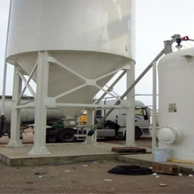 स्टेनलेस स्टील चूना भंडारण टैंक