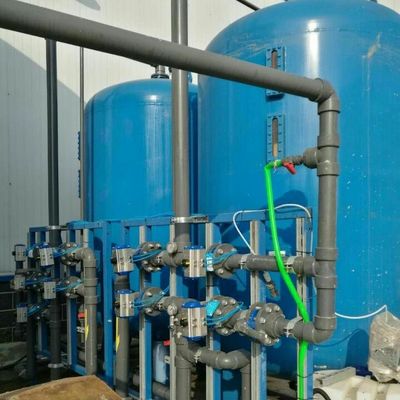 रबड़ अस्तर अपशिष्ट जल निस्पंदन उपकरण कार्बन स्टील Q235 सामग्री: