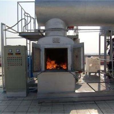 5Kw अपशिष्ट भस्मक मशीन समायोज्य तापमान नियंत्रण